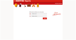 Desktop Screenshot of onlinesistem.mapfregenelsigorta.com