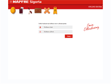 Tablet Screenshot of onlinesistem.mapfregenelsigorta.com